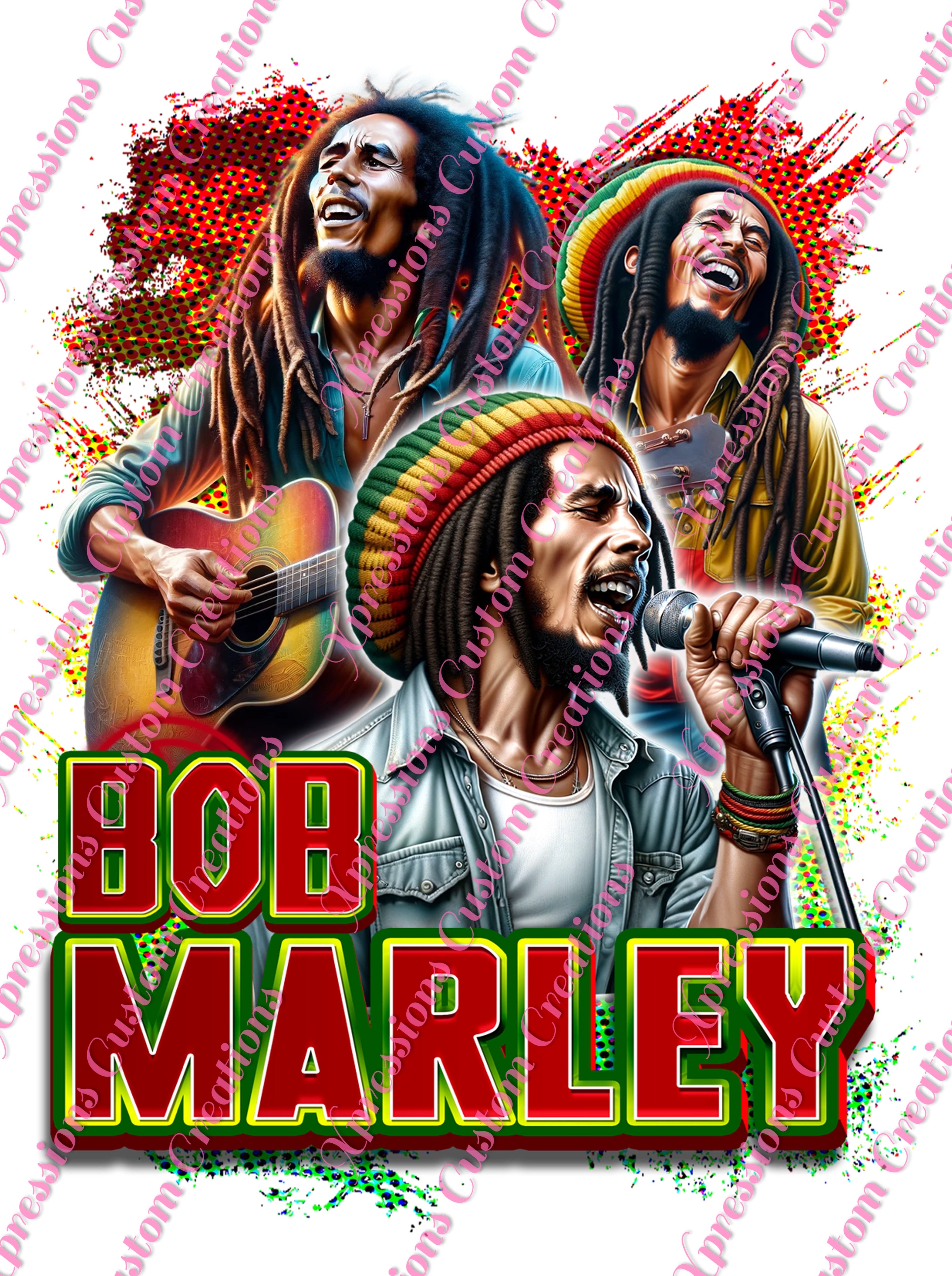 Bob Marley - DTFs ~ We Print you Press