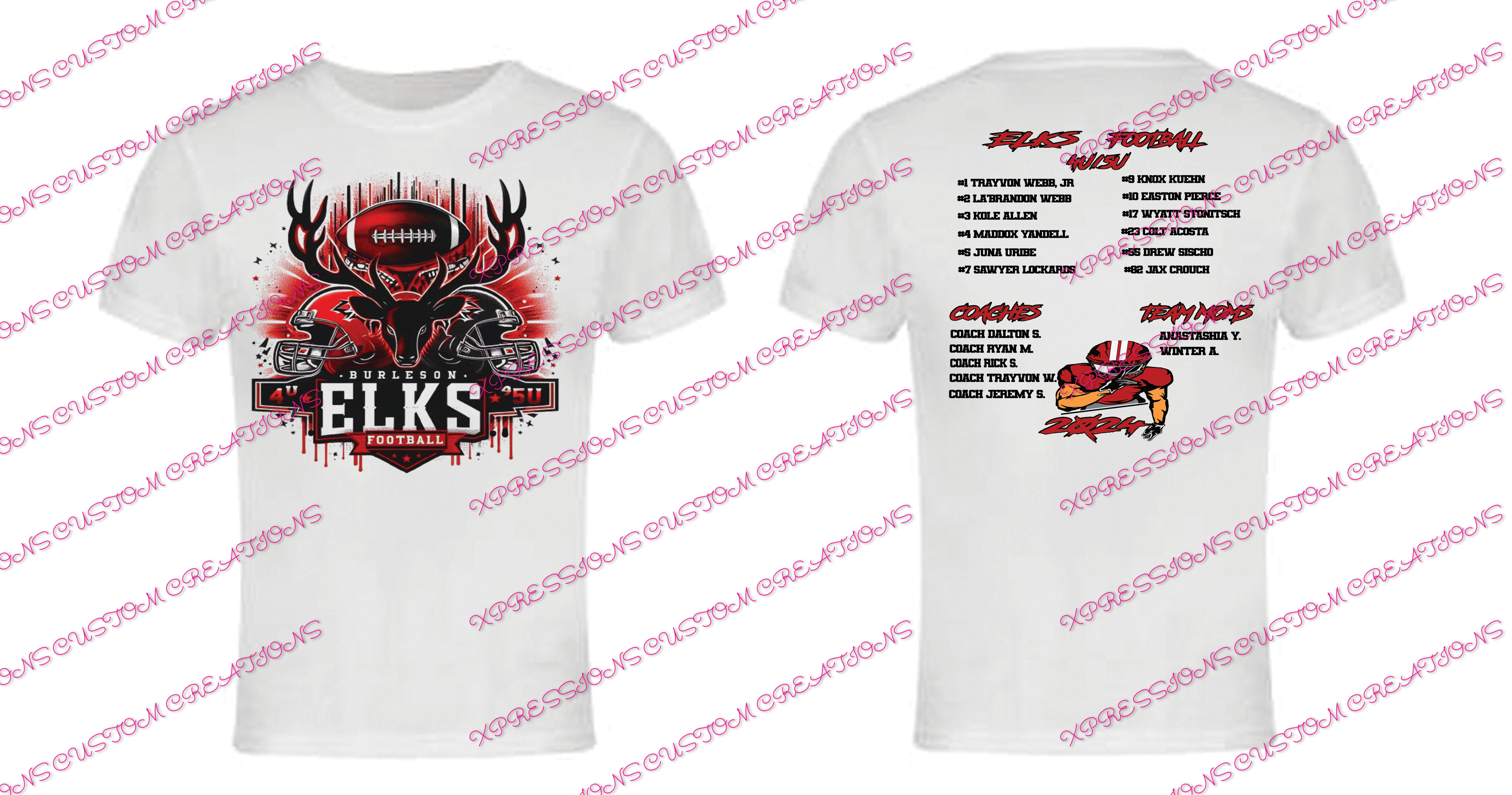 Adult - Burleson Elks 4u/5u Team Shirts