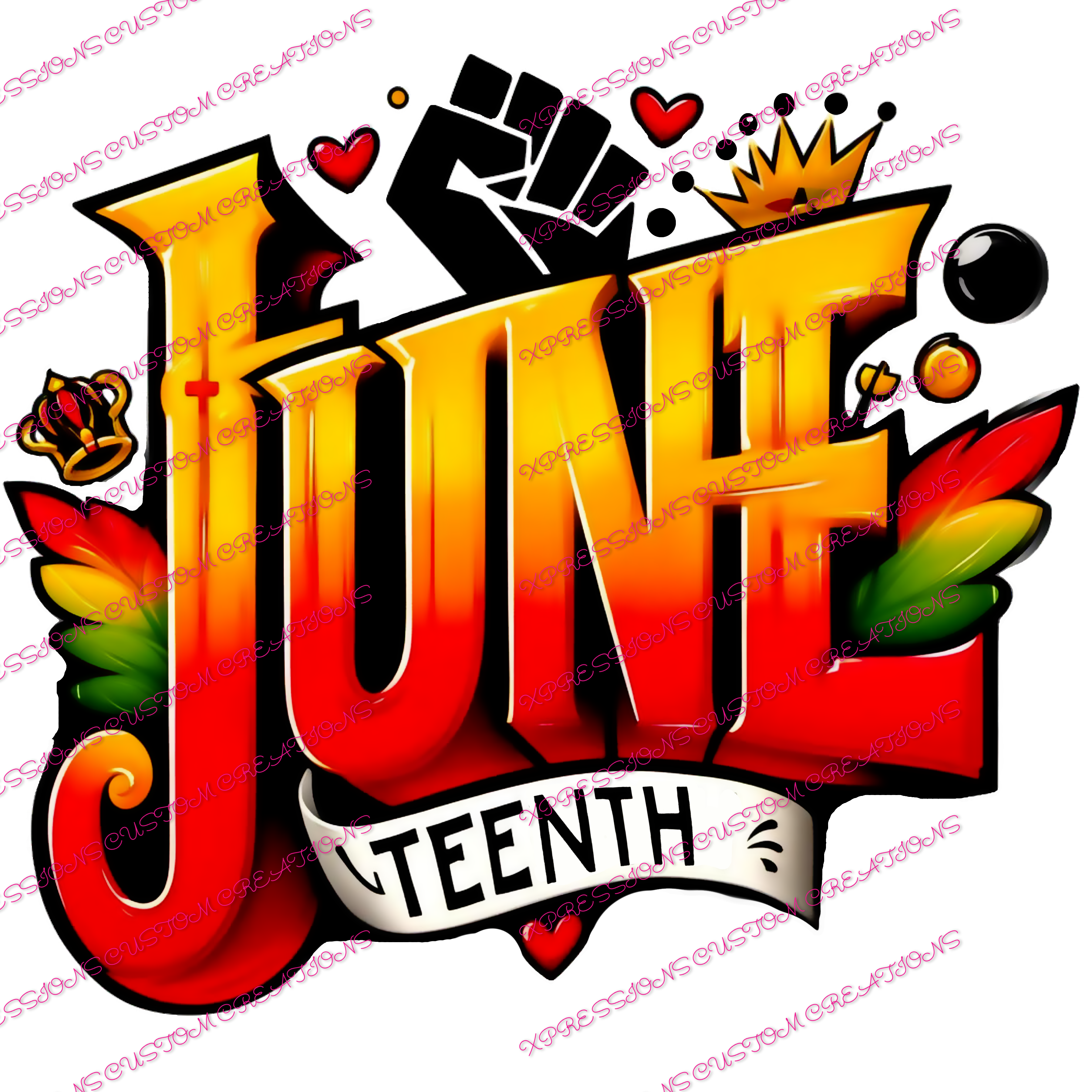 Juneteenth Graffiti/1865 - Sublimation - We Print you Press!