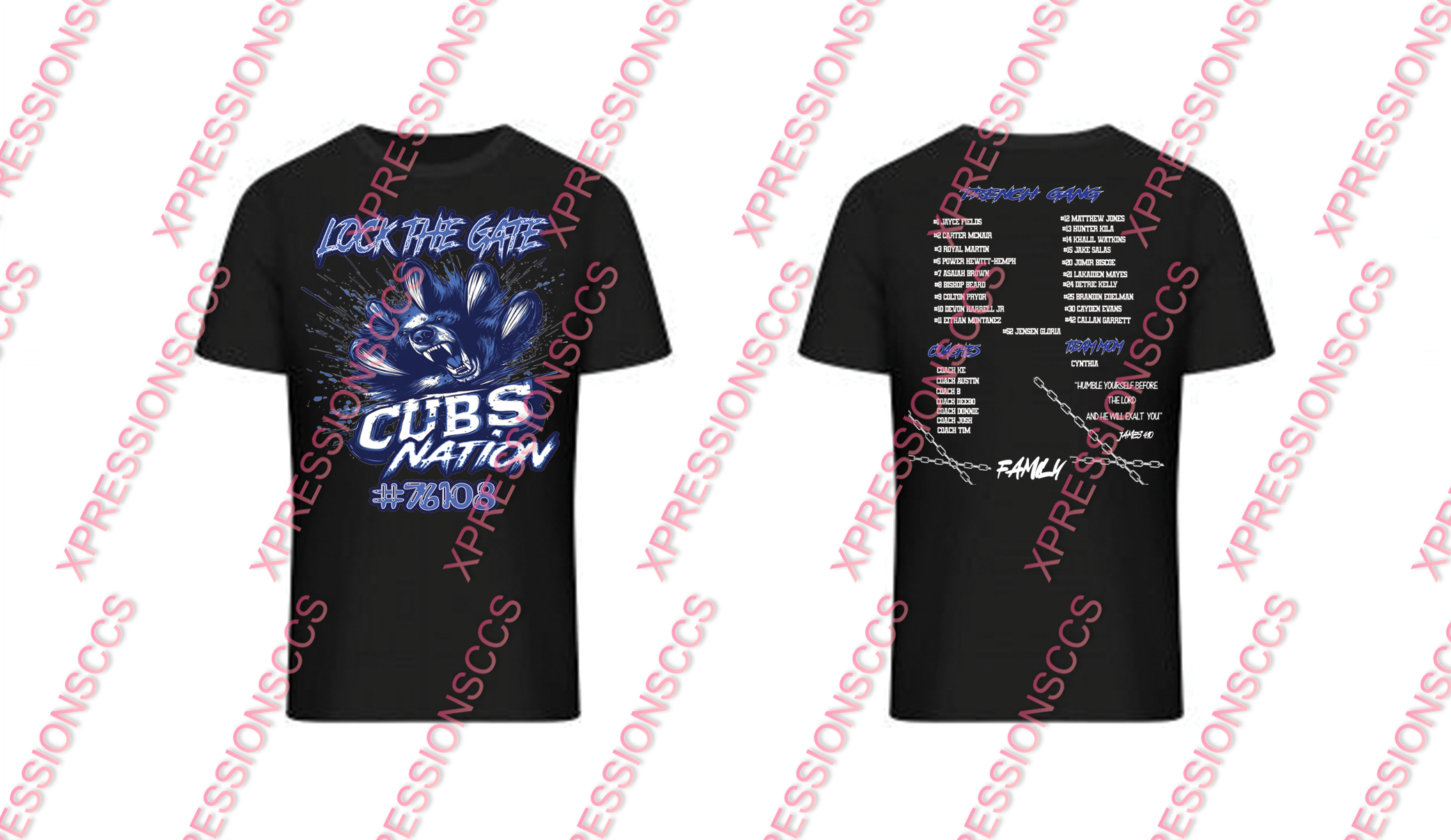 Adult Sizes - Cubs 9U Team Shirts