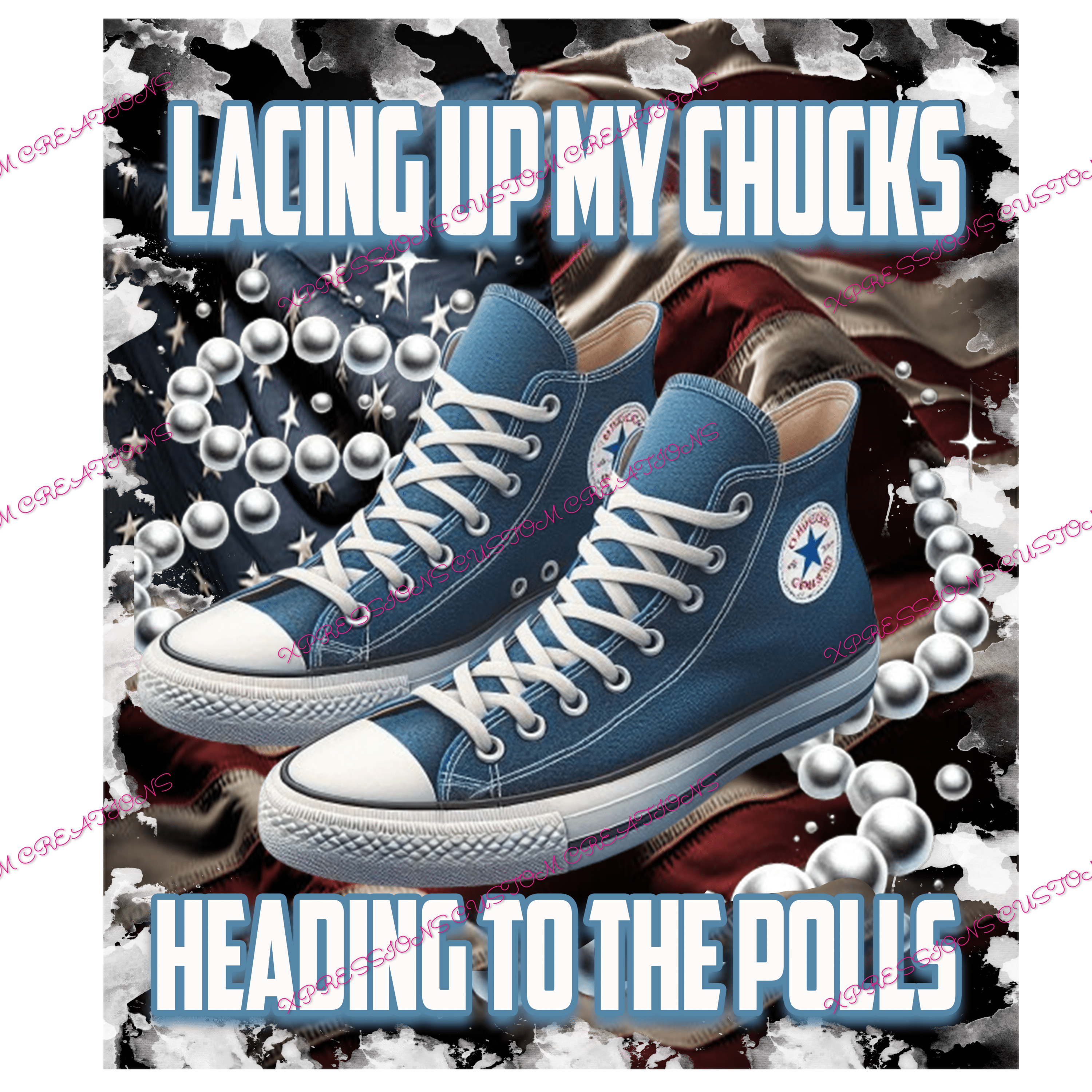 Lacing Up My Chucks -   We Print you Press