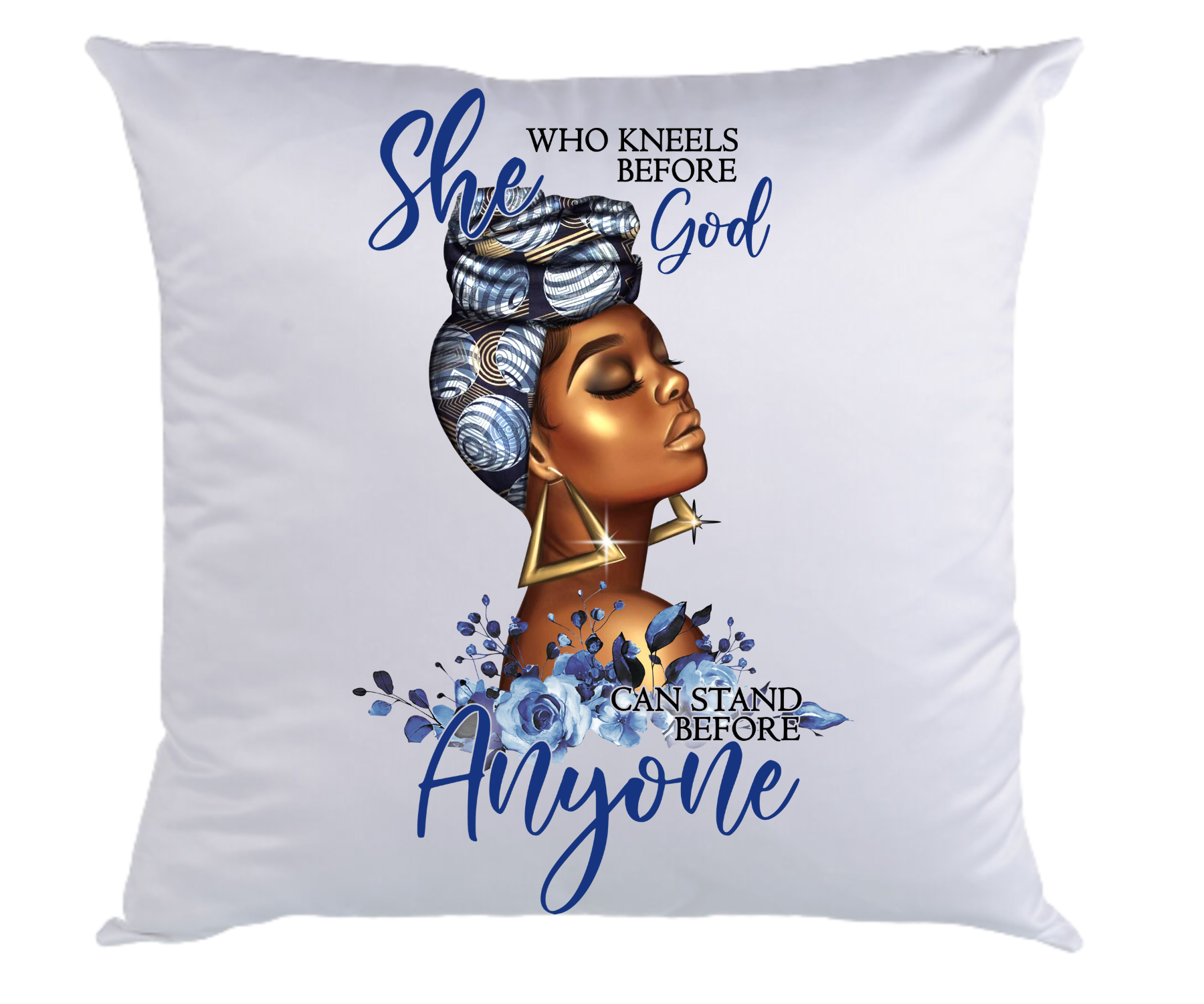 She Who Kneels - Decorative Throw Pillow