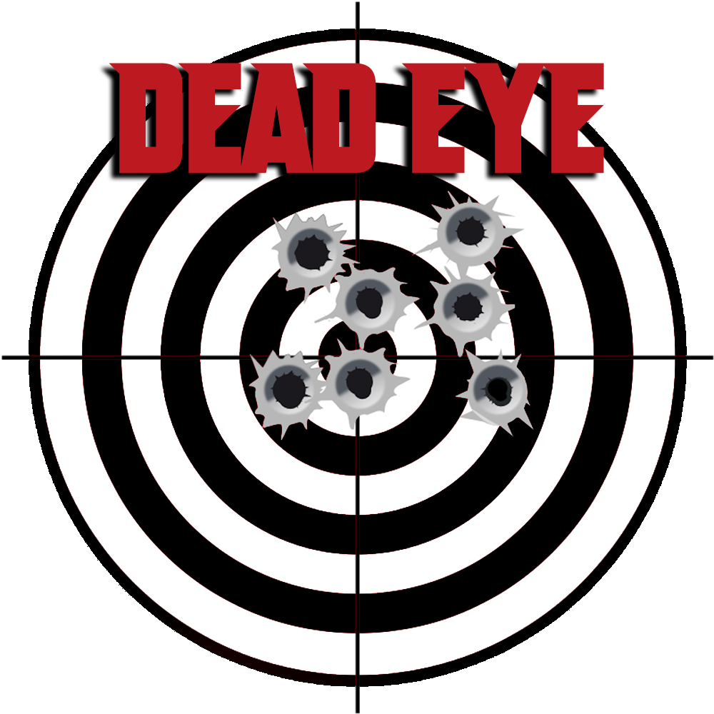 Dead Eye -Red on Black